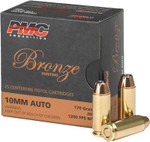PMC Bronze Pistol Ammo 10mm Auto Jacketed Hollow Point (JHP) 170 grain