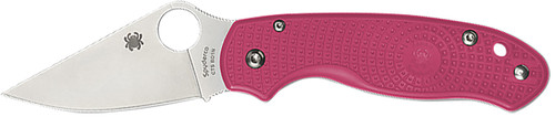 Spyderco C223PN Para 3 Lightweight 2.93" Folding EDC Knife Satin CTS BD1N Blade Pink FRN Handle w/ Clip