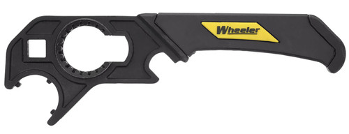 Wheeler Professional AR-15 Multi-Function Armorer's Wrench, 1-Piece, Black/Yellow