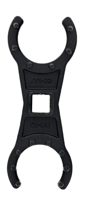 Wheeler Mil-Spec Barrel Nut Gunsmithing Crowfoot Wrench, Black