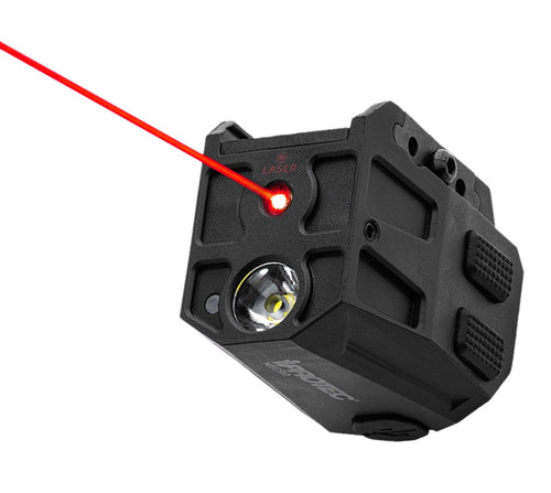 iPROTEC Mycro IPRMLT0004 Matte Black 300-Lumen Rail Mount Light Red Laser PA66 Housing