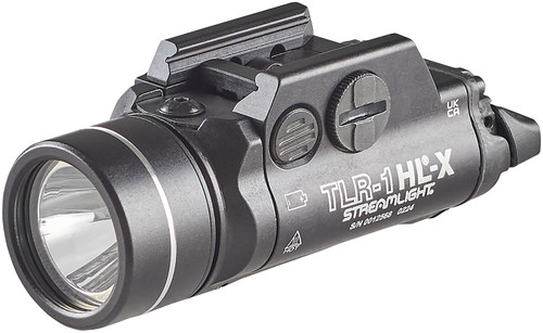 Streamlight TLR-1 HL-X 1500 Lumen Rail Light Black 6000 Series Aluminum