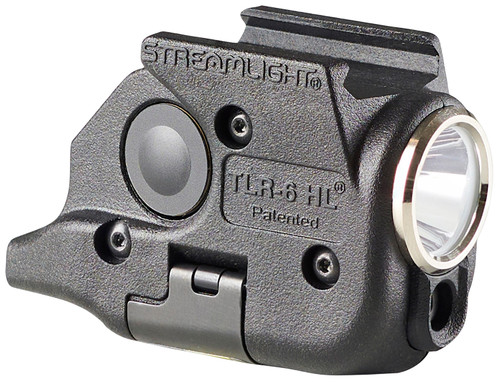 Streamlight TLR-6 HL Black Polymer 300-Lumen Weapon Light with Integrated Green Laser for Glock 43x/48