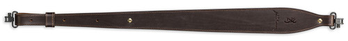 Browning 122398 John M Browning Signature Dark Brown Leather Suede Rifle Sling