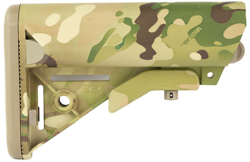 B5 Systems Enhanced SOPMOD AR Mil-Spec Buttstock Multi-Cam Synthetic
