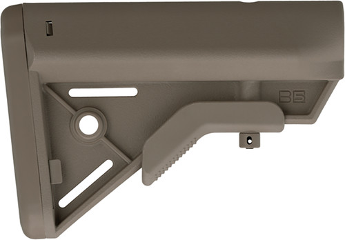 B5 Systems Bravo Buttstock Flat Dark Earth for Mil-Spec AR Receiver Extension BRV1085
