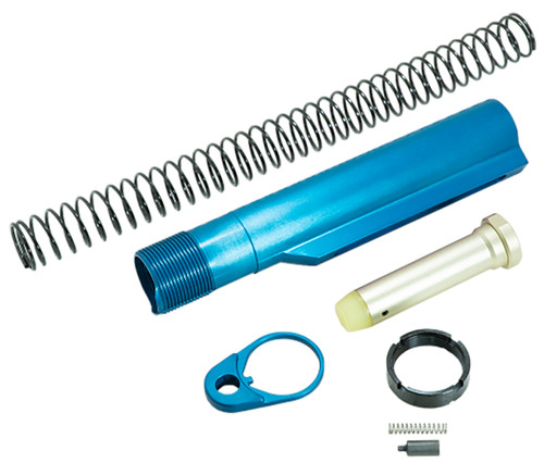 Timber Creek Outdoors AR-15 Carbine Buffer Tube Complete Kit Blue Anodized Aluminum