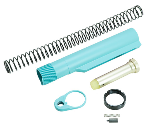 Timber Creek AR-15 Robin's Egg Blue Mil-Spec Buffer Tube Kit with Spring and Buffer