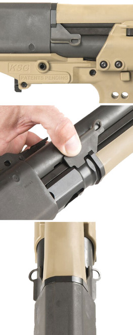 Kel-Tec Single-Point Sling Attachment for KSG – Black Steel, Includes Both Sides