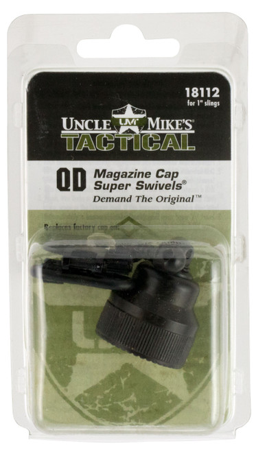 Uncle Mike's 18112 Mossberg 590 835 Mag Cap Sling Swivel Set Steel Blued