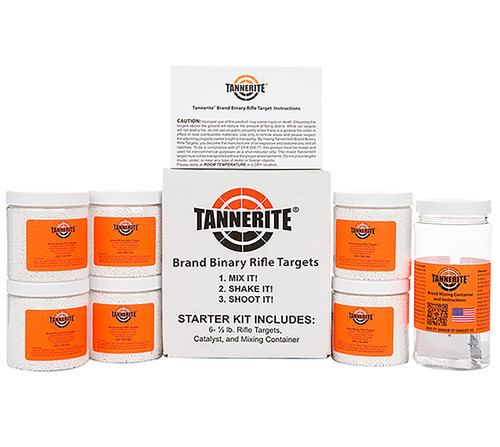 Tannerite STR Starter Kit Impact Enhancement Explosion White Vapor Centerfire Rifle Firearm 0.50 lb 24 Targets