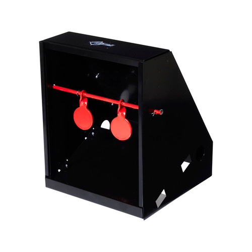 EZ-Aim 15429 Air Gun Pellet Target and Trap System, Red Steel Circle Design