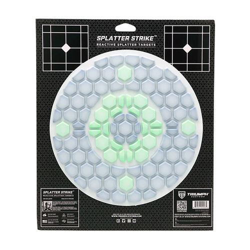 Triumph Systems Reactive Splatter Strike Bullseye Corrugated Hanging Shooting Target