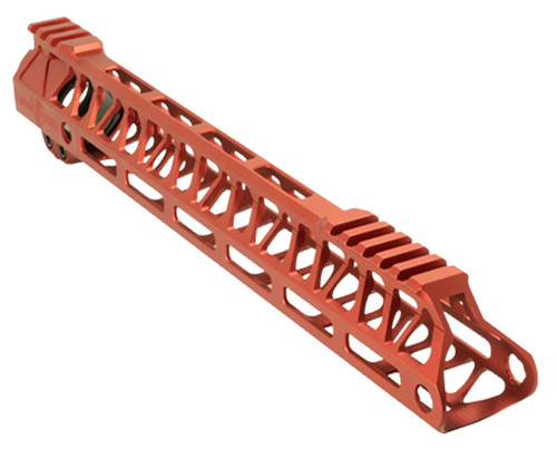 Timber Creek Ultralight Enforcer 13" Red Aluminum AR-15 Handguard with Picatinny Sections