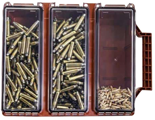 Berry's 49667 3-Cell Tri-Can Ammo Storage Container Red Plastic