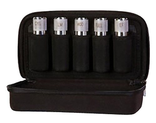 Carlson's 00400 Lightweight Protective Choke Tube Storage Case Black Nylon 5 Chokes