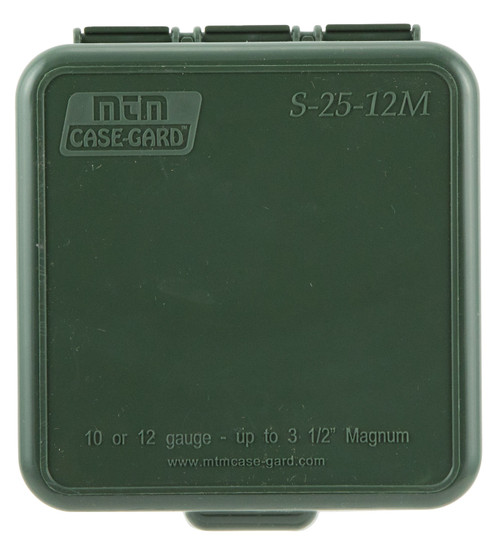 MTM Case-Gard Multi-Gauge Shotshell Box Flip-Top Forest Green Poly 25rd