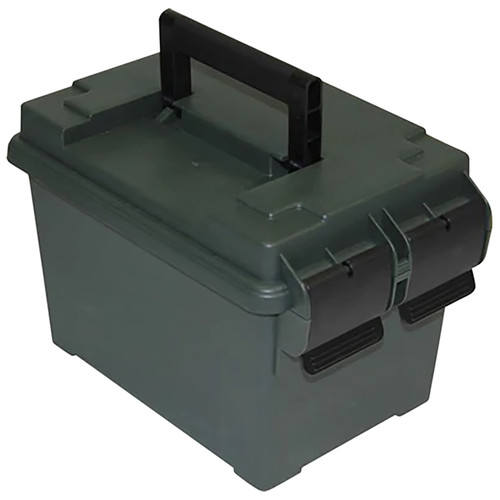 MTM Case-Gard 45 ACP Ammo Storage Can AC45 Forest Green Polypropylene Heavy-Duty Latch