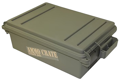 MTM Case-Gard 12 Gauge Shotshell Ammo Crate Utility Box ACR418 Army Green Polypropylene