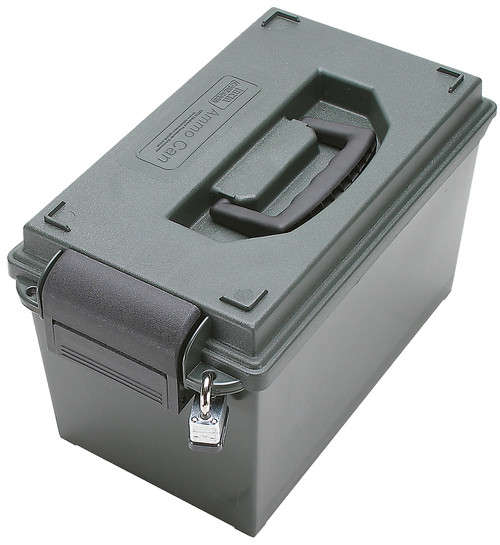 MTM Case-Gard AC11 707 CU Ammo Can Forest Green Polypropylene O-Ring Sealed