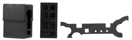 TacFire TLC1 AR Platform 5.56x45mm Armorer's Tool Kit with Vise Blocks and Wrench Black Steel