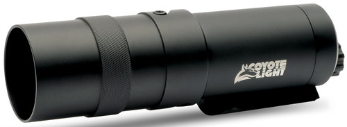 Coyote Light Coyote Red Matte Black LED Hunting Light with Picatinny Rail Mount HMECLR