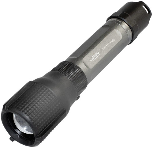 Police Security 97712 Gray Zephyr-RS Tactical LED Flashlight 200/550 Lumens