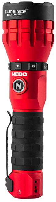 NEBO IllumaTrace Blood Tracker Red LED Flashlight USB-C Rechargeable