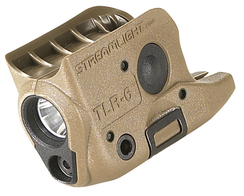 Streamlight TLR-6 Trigger Guard Light Flat Dark Earth 100 Lumens Red Laser Glock Subcompact