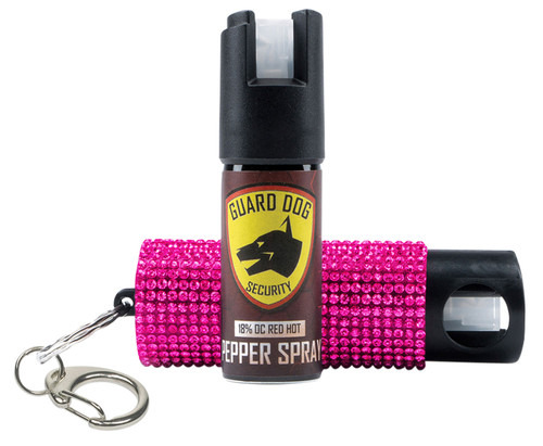 Guard Dog Security Bring It On OC Pepper Spray Pink 0.50 oz with Keychain Clip