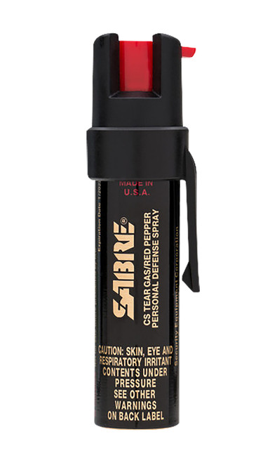 Sabre P22 Pocket Unit Pepper Spray 0.75oz UV Dye Safety Lock 8-10ft Range Police Strength