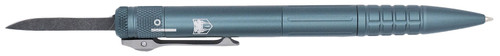 CobraTec CNCOTFPGRYGEN2 Gen II Out-the-Front Pen Knife Gray Aluminum with D2 Blade and Pocket Clip