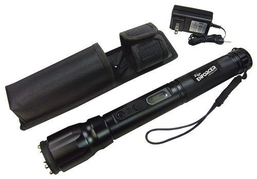 Zap ZAPEN Enforcer Stun Gun Flashlight 2M Volt 110-Lumen LED Aerospace Aluminum