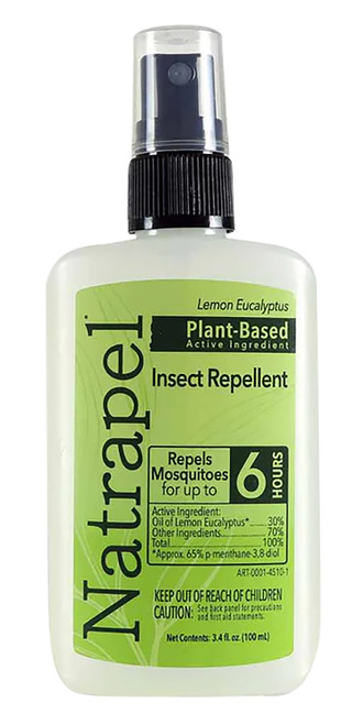 Natrapel Lemon Eucalyptus Plant-Based Insect Repellent 3.40 oz Pump Bottle Effective Up to 6 hrs