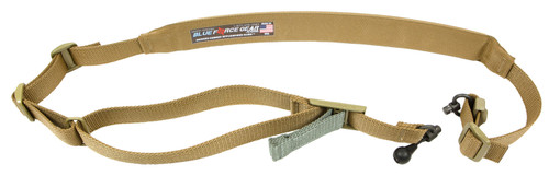Blue Force Gear VCAS2TO1RED200AACB Vickers 221 Coyote Tan Padded Bungee One-Two Point AR Sling