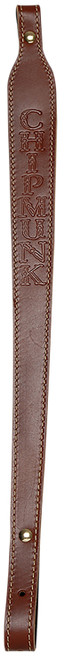Chipmunk Brown Leather Adjustable Youth Rifle Sling Model 80021 for Chipmunk