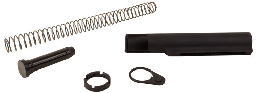 ATI Outdoors A5101050 AR-15/AR-10 Commercial Spec 6-Position Buffer Tube Assembly Hard-Coat Anodized Black Aluminum