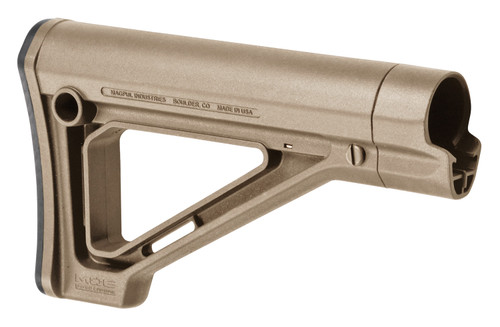 Magpul MOE Mil-Spec Fixed Carbine Stock Flat Dark Earth Polymer for AR-15/M16/M4 Platforms (MAG480-FDE)