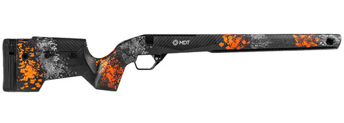 MDT Carbon Fiber Foam Filled Rifle Stock Orange/Gray Fits Remington 700
