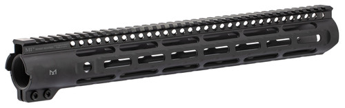 Midwest Industries Slimline AR-15 6061 Aluminum Black Hard Coat Anodized Rail 15"