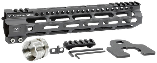 Midwest Industries 10.50" Ultralight AR-15 M-LOK Handguard Picatinny Black Hardcoat Anodized Aluminum