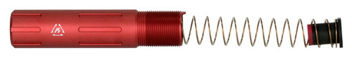 Strike Industries ARSPRESLICKRED AR Pistol Buffer Tube Red Anodized with Flat-Wire Spring