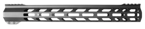 TacFire AR-15 15 Inch M-Lok Handguard Hardcoat Anodized Black Aluminum