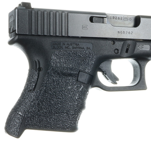Talon Grips 107R Adhesive Grip Compatible w/ Glock 29SF/30SF/30S/36 Gen3, Black Textured Rubber