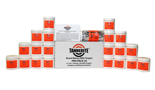 Tannerite PP20 Pro Pak Impact Enhancement Explosion White Vapor Centerfire Rifle Firearm 0.50 lb 20 Targets