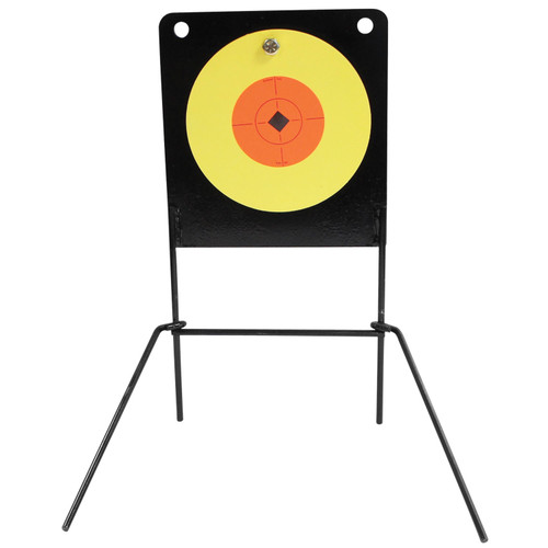 Birchwood Casey 47652 Spoiler Alert Orange/Yellow AR400 Steel Rimfire Pistol/Rifle Target 6" Diameter