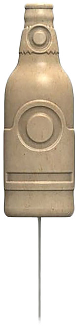 Birchwood Casey 3D Stake Bottle Target Beige Recyclable Metal Stake 6 Per Package