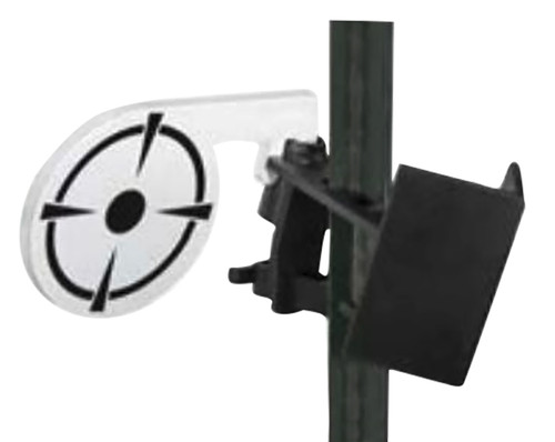 Birchwood Casey TP38DT T-Post Dueling Target Steel Black/White Bullseye