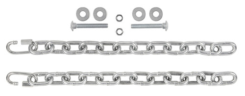 EZ-Aim Stainless Steel 7" Gong Chain & Hardware Kit, 2 Pack