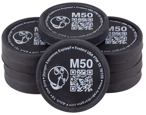 Firebird USA M50 Moderated Moving Trajectory/Static Universal Firearm Low Noise 50mm/ 10 Pack